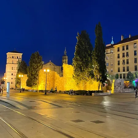Atico Junto A Mercado Central, Con Parking Gratis Zaragoza Buitenkant foto